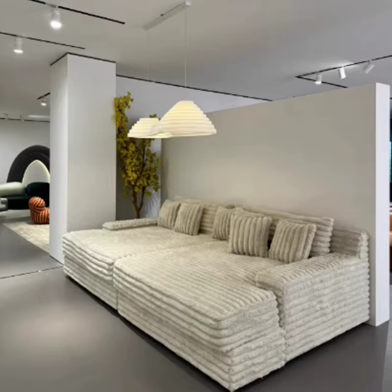 Coussin de canapé à Compression personnalisable en velours côtelé