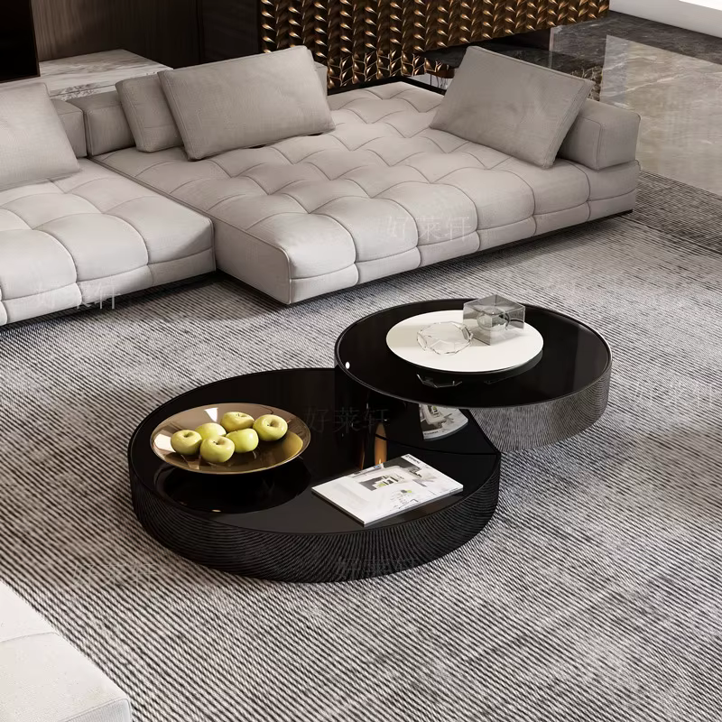Table à thé rotative de luxe