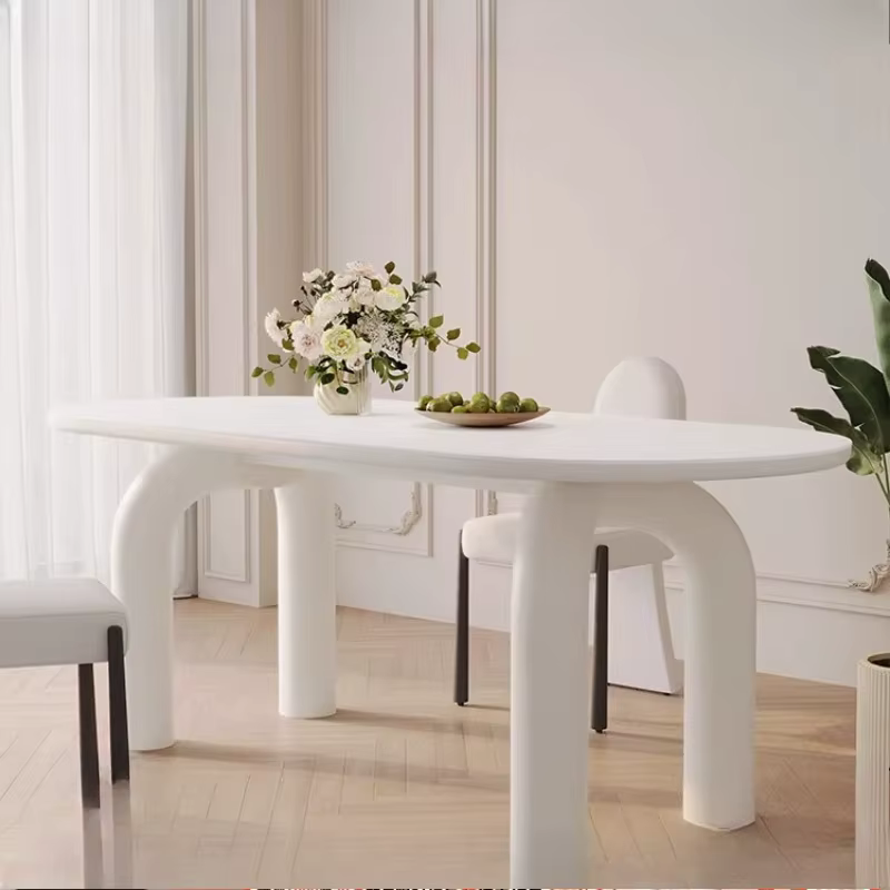 Table de salle à manger nordique de luxe pour salon