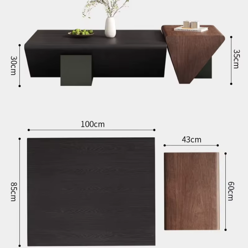 Ensembles de tables basses au design moderne pour salon