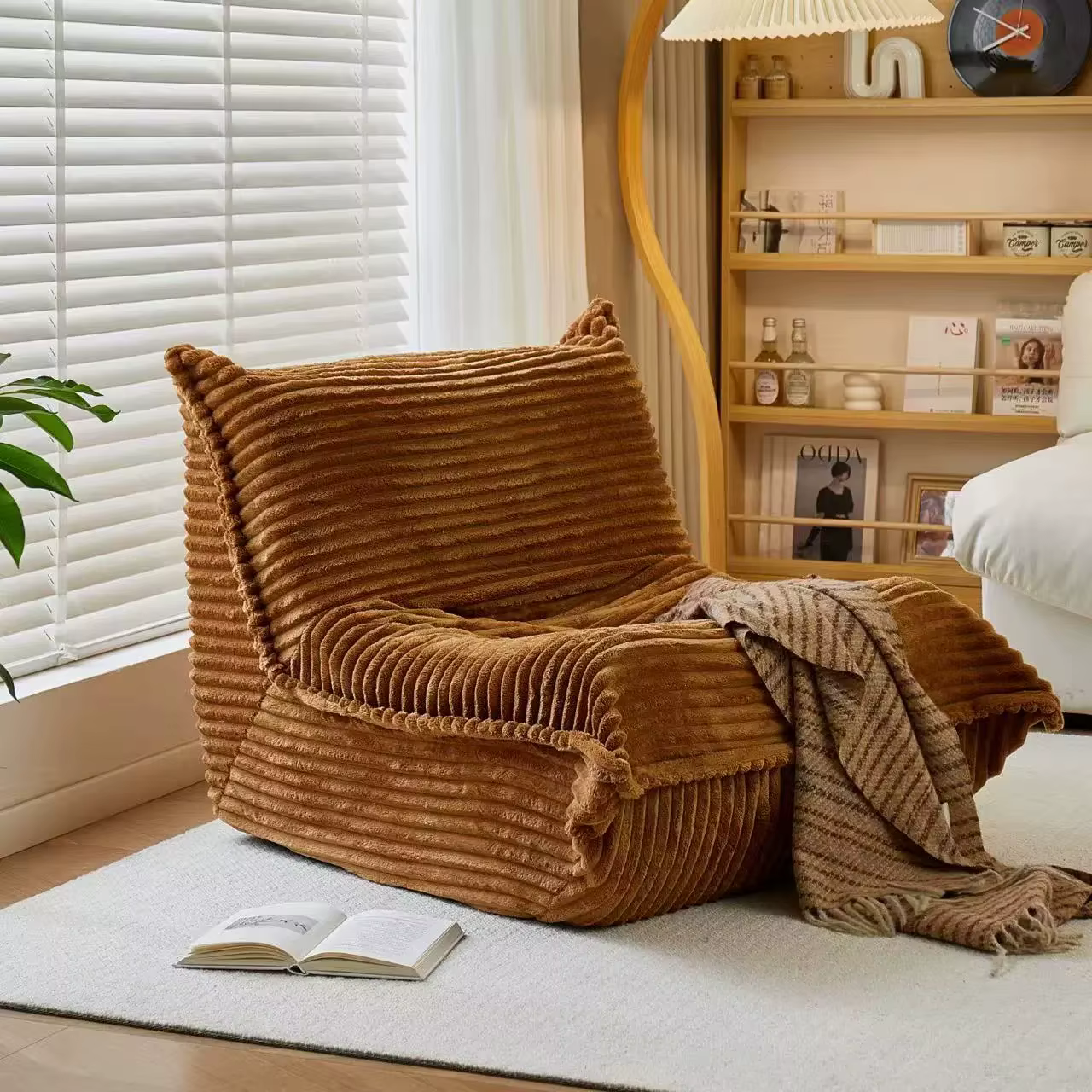 Canapé Caterpillar, fauteuil de relaxation moderne pour balcon