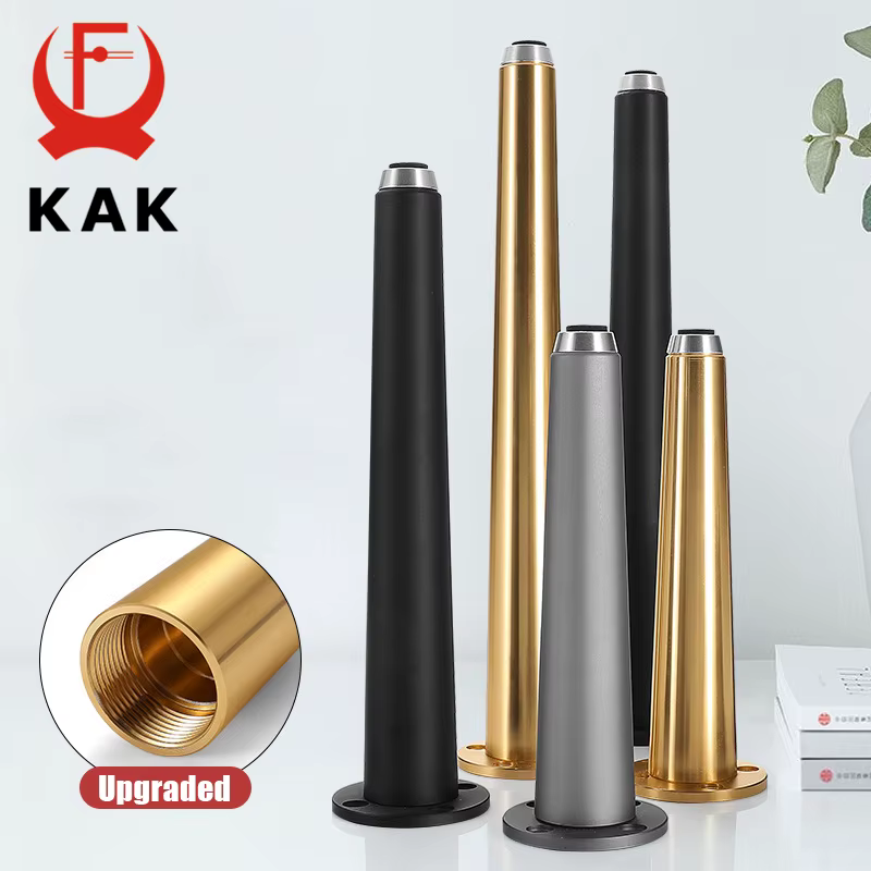 KAK – pieds de meuble réglables en alliage d'aluminium or