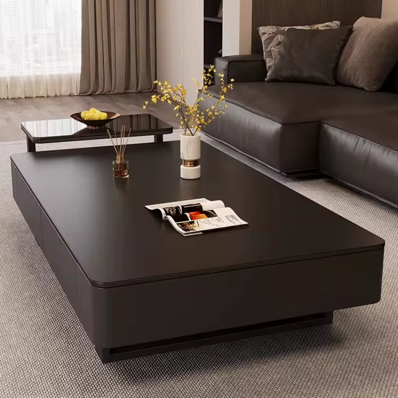 Table basse moderne japonaise de luxe esthétique mobile