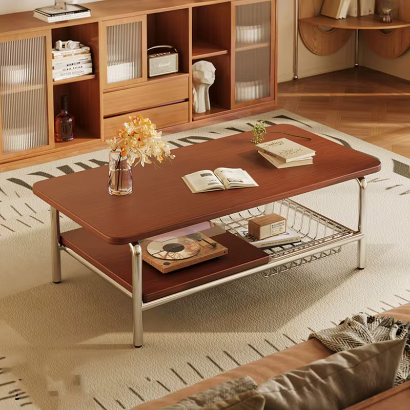 Table basse rectangulaire multifonction de luxe