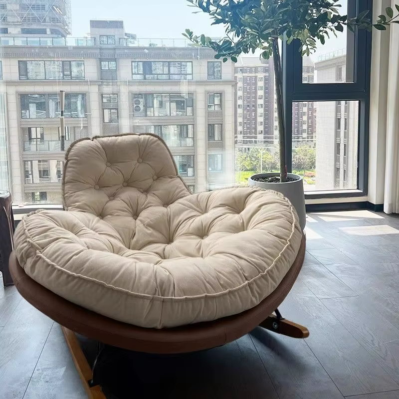 Coussin chaise inclinable balcon nordique