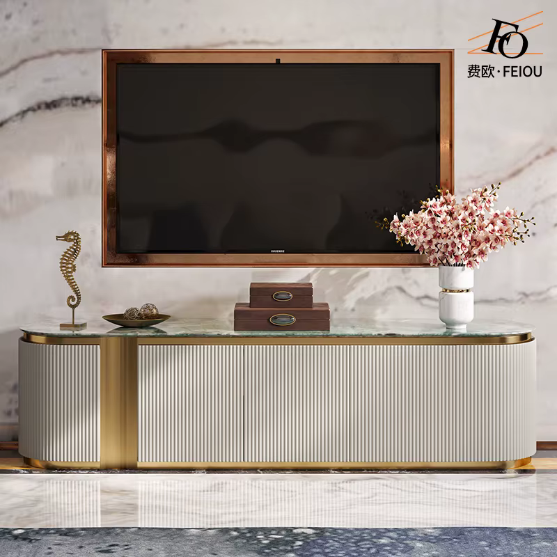 Meuble de télévision moderne européen délicatesse nordique luxe qualité Console