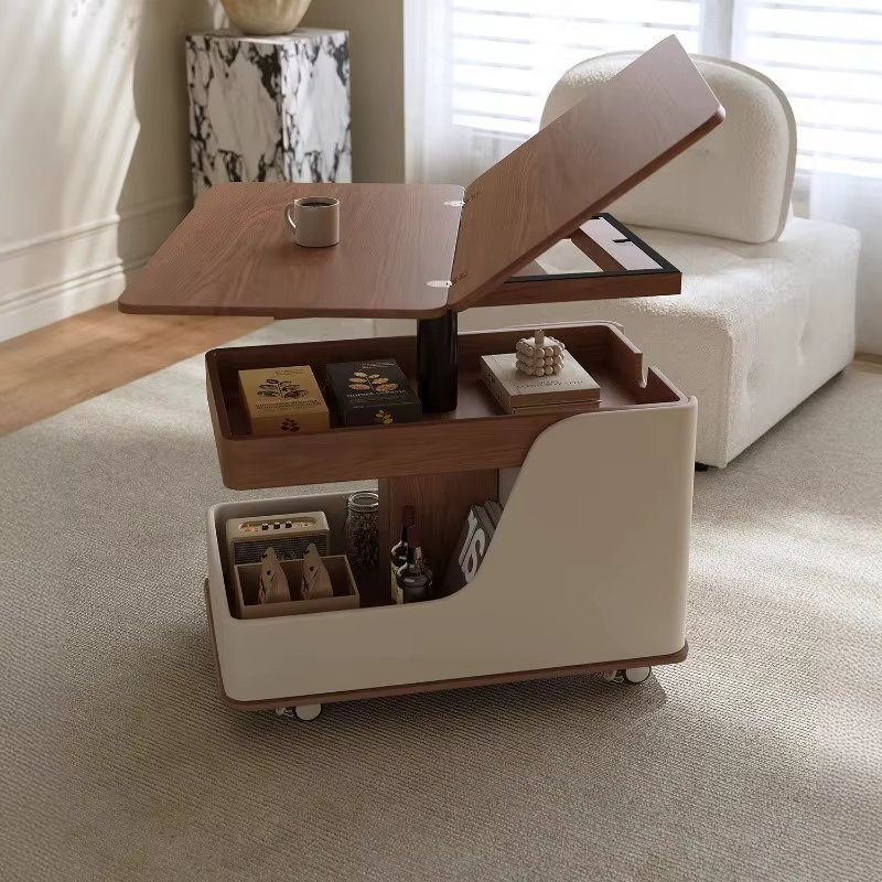 Tables basses modernes et simples en bois massif