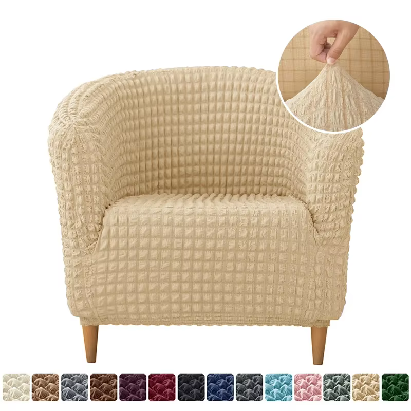 Housses de chaise de baignoire à grille à bulles pour fauteuils