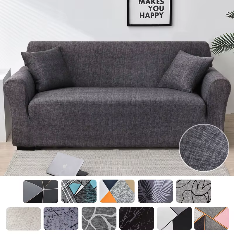 Housse de protection extensible pour canapé et fauteuil 1/2/3/4 places
