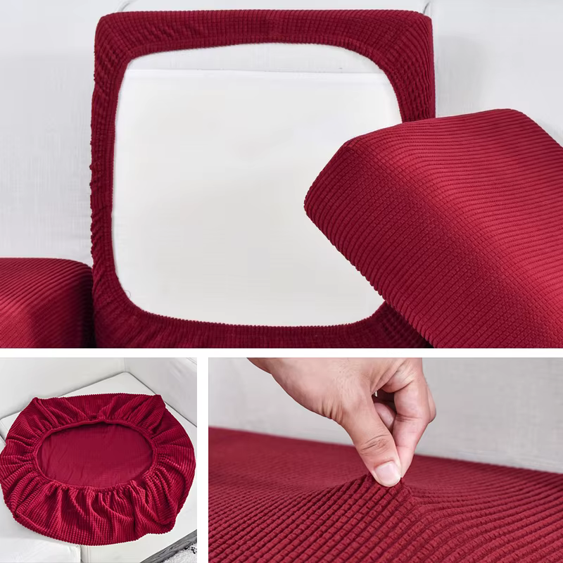 Housse de coussin de siège de canapé en Jacquard