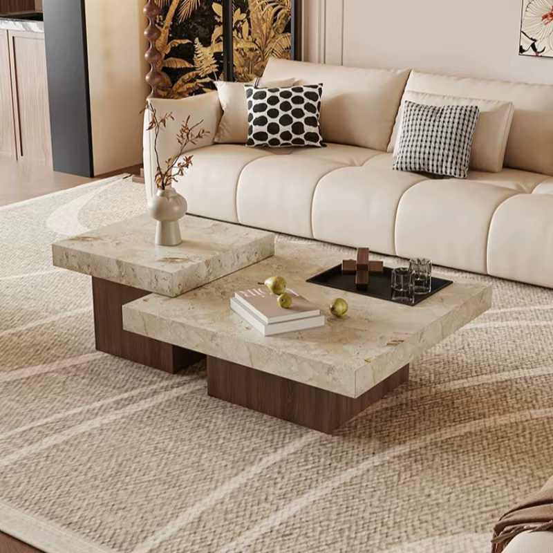 Table basse vintage pour petit appartement