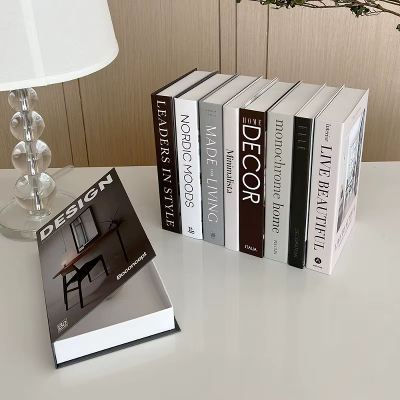 Faux livres d'art ouvrable à la mode