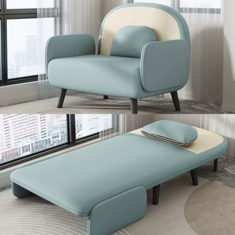 Fauteuil inclinable de sol pliable individuel