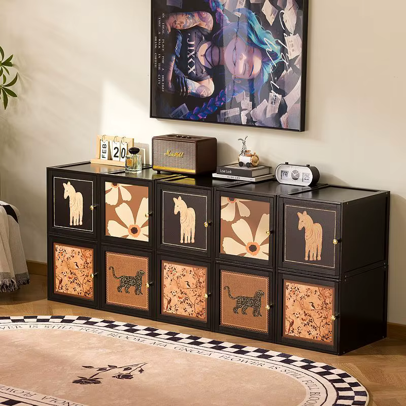 Meuble TV de style médiéval pour salon