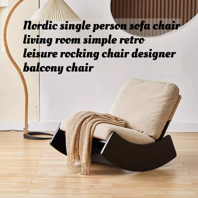 Fauteuil d'appoint nordique pour salon