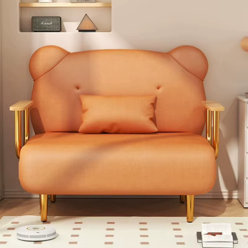 Canapé d'angle compact vintage pas cher pour salon - Meubles de maison en liquidation