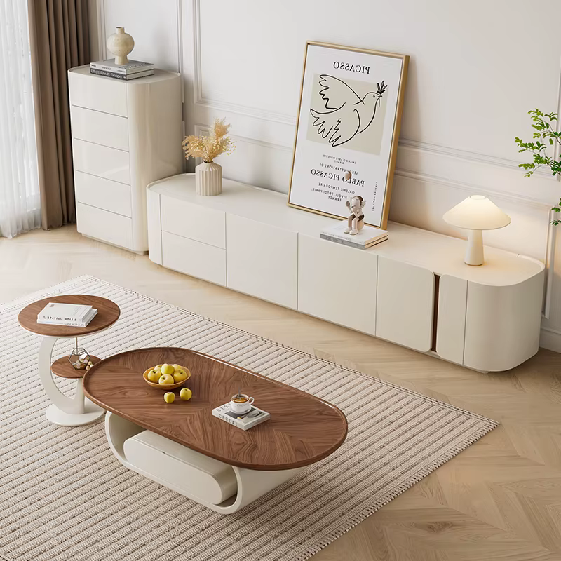 Meuble Tv esthétique français Glamour Simple élégant