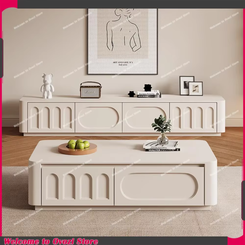 Meuble TV brillant, Table de rangement