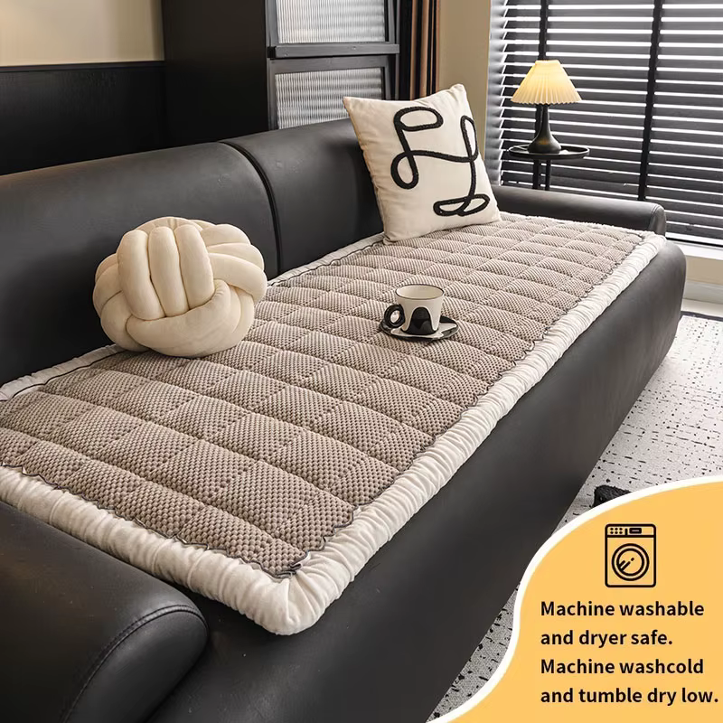 1PC-Matelas de canapé beige minimaliste
